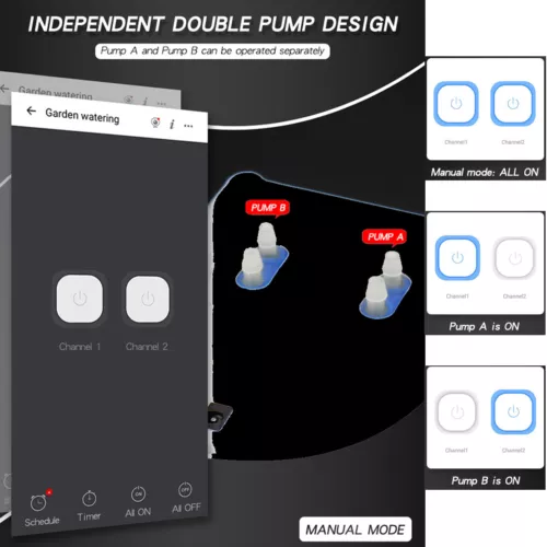 Automatisches Bewässerungssystem Pflanzenbewässerung Wasserspender APP Steuerung - Bild 10 von 12