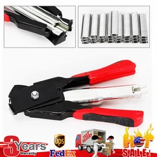 2500Pcs C Clips Spring Loaded Chicken Mesh Cage Wire Fencing Crimping Tools