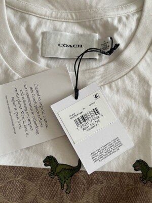 Coach Signature Rexy T Shirt In Organic Cotton Pick size | eBay