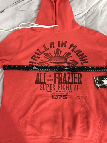 Roots of Fight HERREN GRÖSSE M BOXEN Muhammad ali HOODIE PULLOVER *BRANDNEU* ROT - Bild 7 von 9