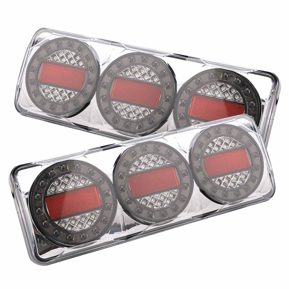 3 LED Combination Tail Lights For Truck Ute AU Pair 2PCS Durable NEW — image 18