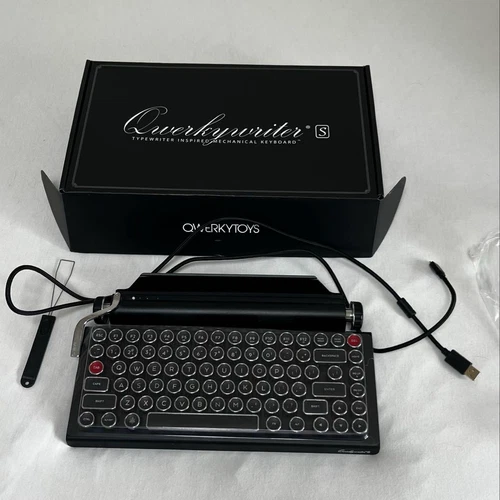 Typewriter-Style Keyboard Wireless QWERKY TOYS QWERKYWRITER1