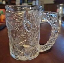 Batman Forever Glass Mug McDonalds 1995 Promotion Batman Made In USA