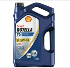 Shell Rotella T6 Full Synthetic SAE 15W-40 Diesel Engine Oil - 1 Gallon