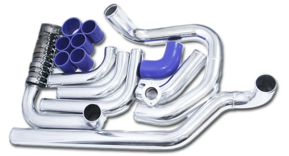 Kit de tuberías intercooler + siliconas + abrazaderas para 02-06 Acura RSX DC-5 Foto 2 de 2