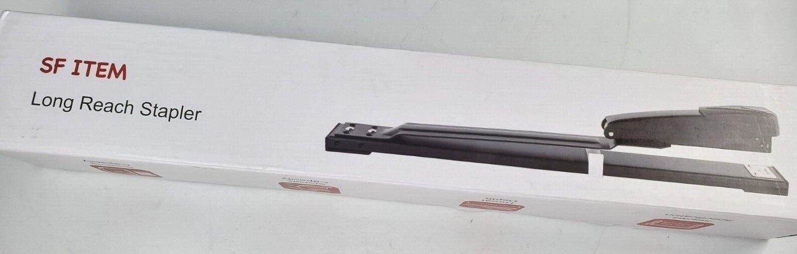 SFI 12.5-Inch Long Reach Stapler in Black for Deep Stapling-image