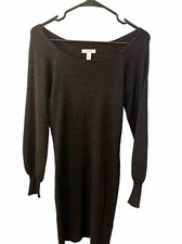 Nine  West woman medium long puff sleeves dress black sparkly New Without Tags