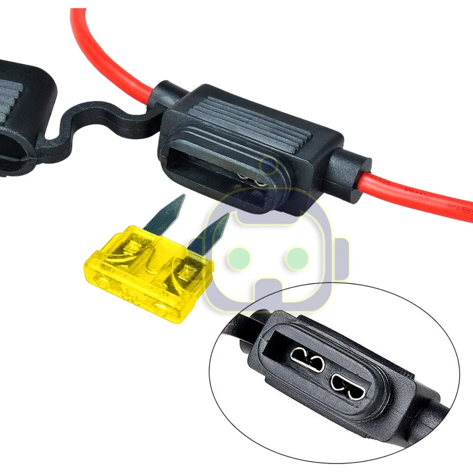 Paquete de 3 soportes de hoja en línea ATC calibre 12 20A cable de cobre añadir un grifo de fusible de circuito Foto 2 de 4