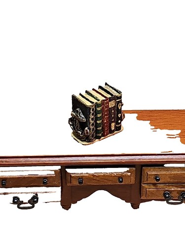 Casa Delle Bambole Struttura Finestra In Legno Miniatura Scala - Foto 5