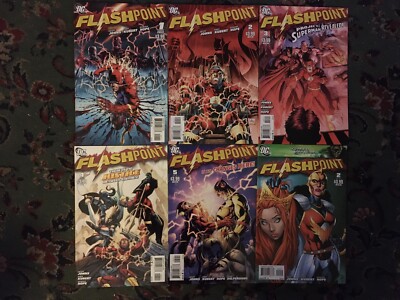 Flashpoint  1-5  DC  2011 New  Flash movie !! Thomas Wayne Batman plus variant