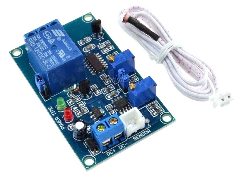 Interruttore crepuscolare timer luce regolabile fari auto 12V sonda esterna