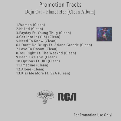 Rap/Hip-Hop.. White CD. Doja Cat - Planet Her [Clean Album] | eBay