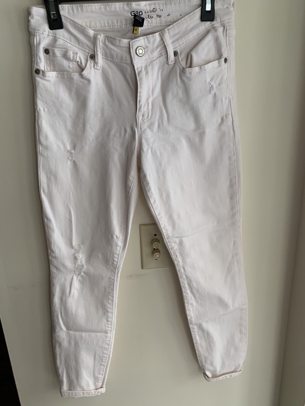 GAP Light Pink Color Skinny Ankle Stretch Jeans Leggings Size 4/27R,