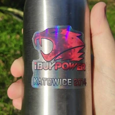 Transparent iBUYPOWER Holo Katowice 2014 CSGO CS CS2 Sticker (Holo Effect)