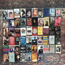 Huge Cassette Tape Singles Lot Various Pop Ro...
