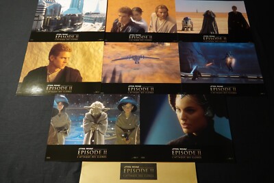 Star Wars episode 2 : Attack of the Clones  Natalie Portman jeu 8 lobby cards
