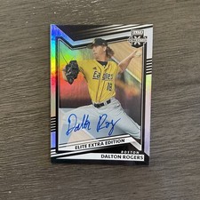 2022 Panini Elite Extra Edition-Dalton Rogers Auto #99