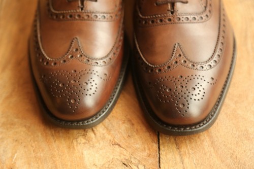 Church's Chetwynd Brown Leather Oxford Brogue Shoes Men's UK 7 G US 8 EU 41 - Picture 11 of 11