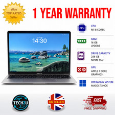 Apple MacBook Air A2337 M1 8/7C 16GB RAM 256GB SSD 13” Space Grey 2020 1Y W