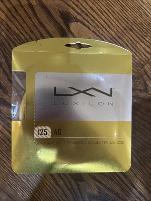 Luxilon 4g 125 Tennis String Set 16l Gold