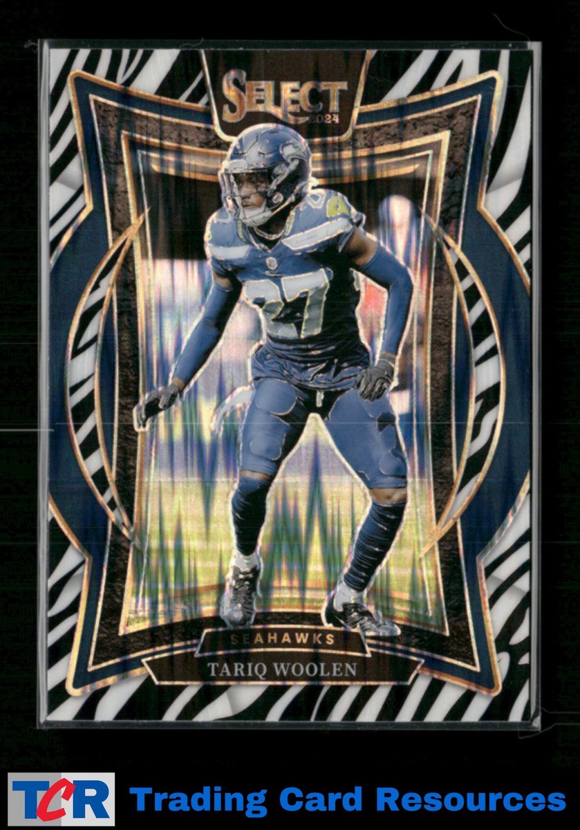 2024 Panini Select #95 Tariq Woolen Zebra Prizm Shock | eBay