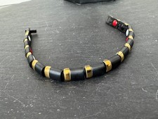 TITAN Armband  20 cm poliert, schwarz plattie...
