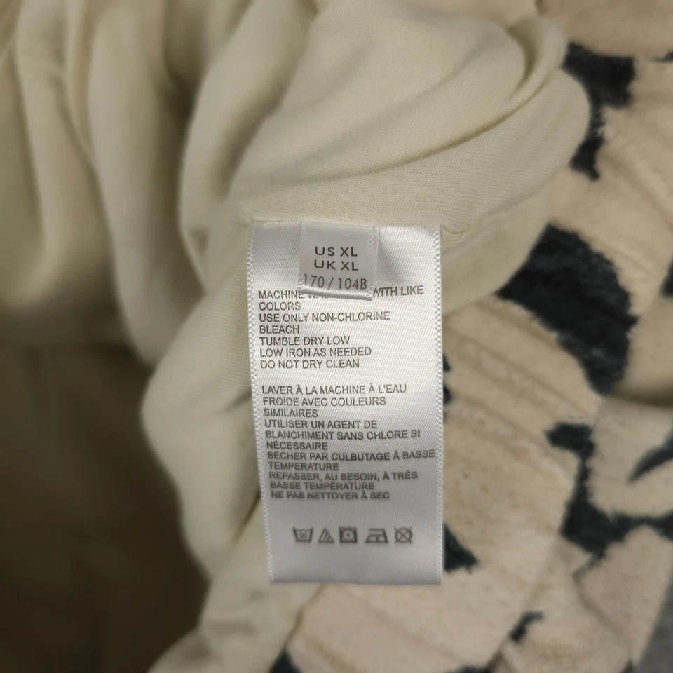 Chaqueta Urban Outfitters Mujer XL Crema Olivia Estampado Sol Polar Cremallera Completa Boho Foto 4 de 4