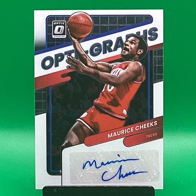 2021 Donruss Optic Opti-Graphs #17 Maurice Cheeks Autograph First On Print! 1/99