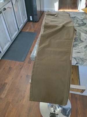 CABELAS Double Knee Pants Pheasant Hunting Outdoor Cotton 40x32 Brown Men READ!!