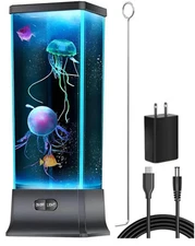 CALOVER Jellyfish Lamp Night Light, Aquatic Decor, Gift, Decor