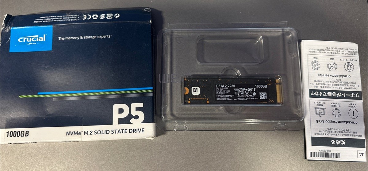 Crucial P5 1TB Internal SSD (CT1000P5SSD8)