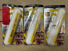 3-PACK Maybelline Colossal Curl Bounce Mascara Waterproof 355 Very Black