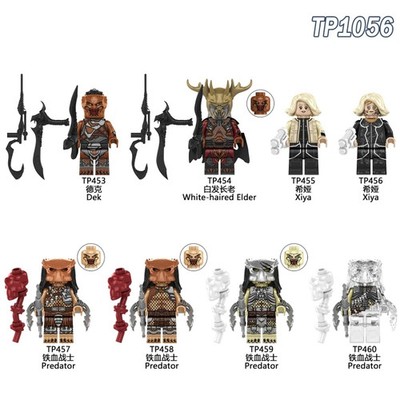 Predator Custom Lego Cartoon Held Mini Figur Spielzeug Alien Halloween Monster Horror