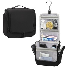 Hanging Toiletry Bag for Men and Women, Travel Toiletries Bag Water-resistant...