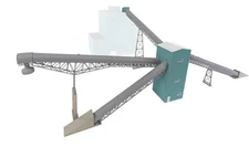 Walthers 933-4171 HO Conveyors with Transfer House with Conveyors Building Kit