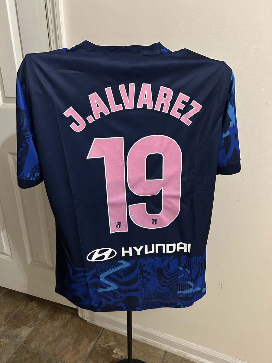 Atletico Madrid 24/25 Away Jersey Size Medium Julian Alvarez #19