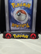 Pokemon Fire Type PSA Graded Card Holder/Stand