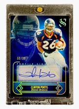 Clinton Portis 2025 Panini Silhouette Profile Signatures Auto /99 Broncos PS-CPS