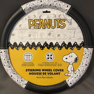 Plasticolor Peanuts Snoopy Expressions Steering Wheel Cover