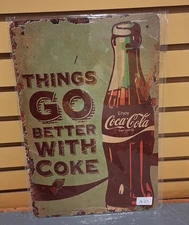Coca Cola vintage metal sign Retro Man Cave Wall Decor Item #A-27