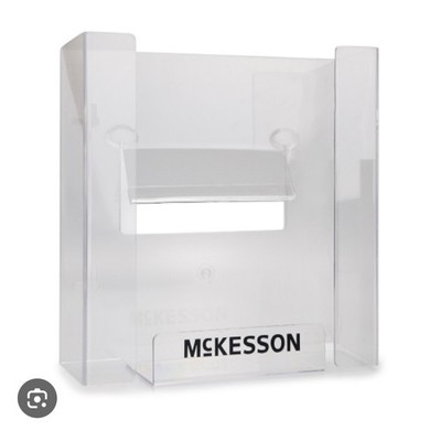McKesson Glove Box Holder Clear Plastic 3-Box Capacity 16-6530 4 per Case