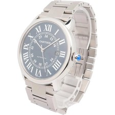 Cartier Ronde Solo XL 42 Blue Dial Steel Mens Automatic Watch WSRN0023 3802 2