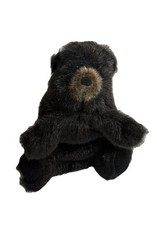 Folkmanis VTG Furry Folk Black Bear Hand Puppet Made in USA 10  Collectible