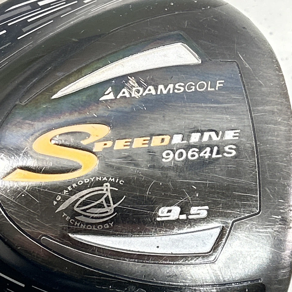 Driver AdamsGolf Speedline 9064LS 9,5* con eje rígido Aldila RIP necesita agarre Foto 2 de 4