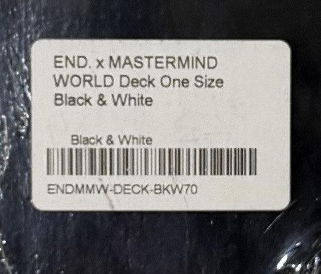 Vans x Mastermind World Presented By END Skateboard Deck Skull