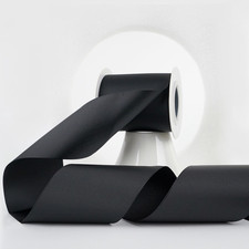 3 Inch Black Grosgrain Ribbon 10 Yards Thick Craft Ribbon for Bows Sewing