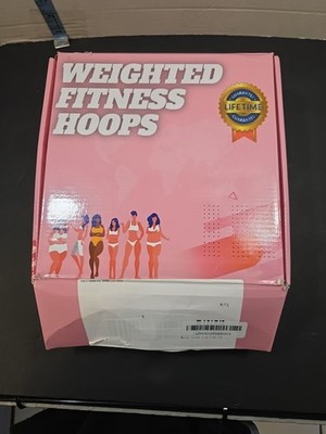 Weighted Hula Hoops for Adults Weight Loss Plus Size Blue Color