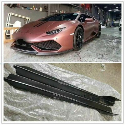 Carbon Fiber Side Skirts Side Skirts V Type For Lamborghini HURACAN LP580 LP610