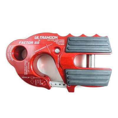 Factor 55 Ultrahook 16.000 lbs Rot Schäkel Seilwinde Windenhaken Jeep Universal
