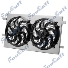 Aluminum Radiators Shroud Fan For 2005-08 Ford F150 Lincoln Navigator Mark Lt